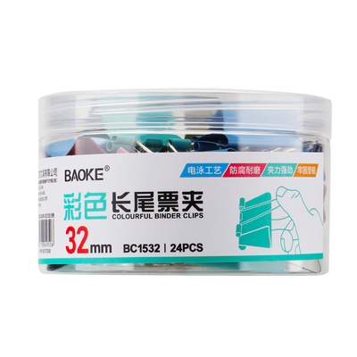 BC1532彩色长尾票夹