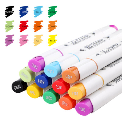 MP2913-12 Color Set Oil Based Ink Art Marker