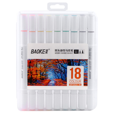 MP2923-18 Color Set Oil Based Ink Art Marker