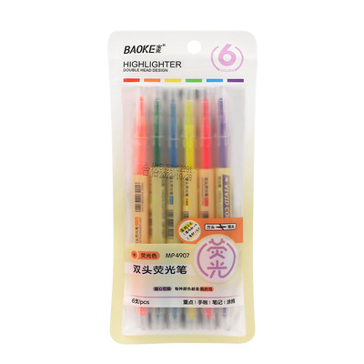 MP4907 6 Color Dual Tip Highlighter