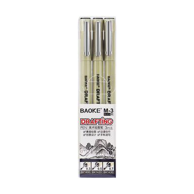M-3 3 Tips Set Sketch Pen