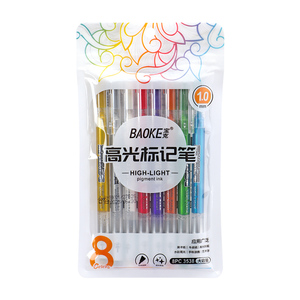 3PC3538/8PC3538 Color Set 1.0mm High Light Gel Ink Pen