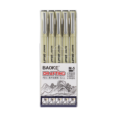 M-5 5 Tips Set Sketch Pen