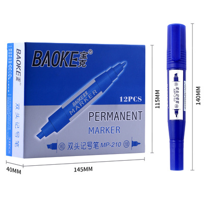 MP210 Oil Based Ink Dual Tip Permanent Marker