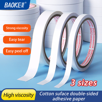 JM0910/JM1210/JM1810 3 Sizes Double-sided Cotton Paper Tape