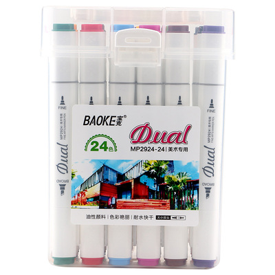 MP2924-24 Color Set Oil Based Ink Art Marker