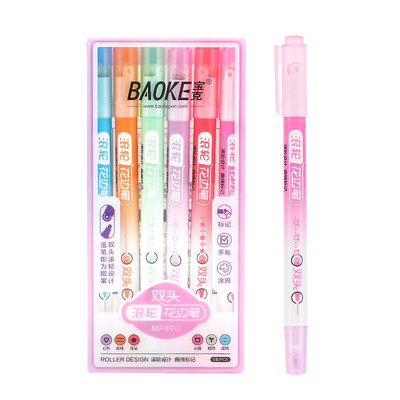 MP4911 6 Color Dual Tip Highlighter