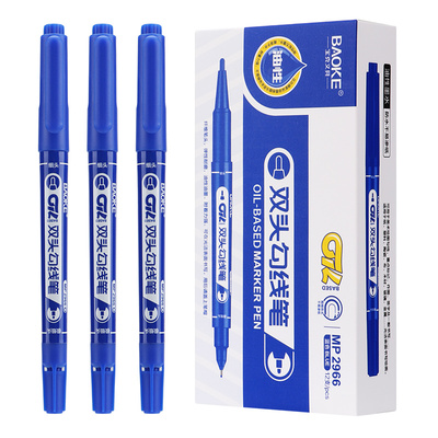 MP2966 Oil Based Dual Tip Permanent Marker