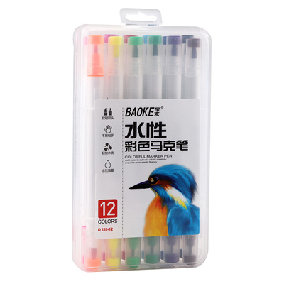 D289-12 Color Set Water Based Ink Art Marker